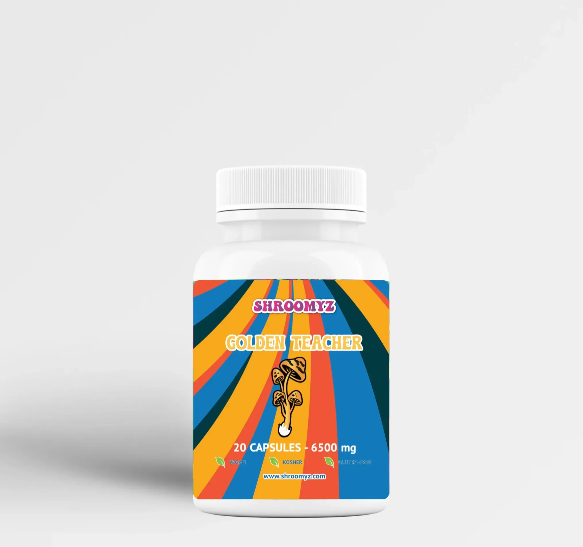 Golden Teacher 6500mg Capsules